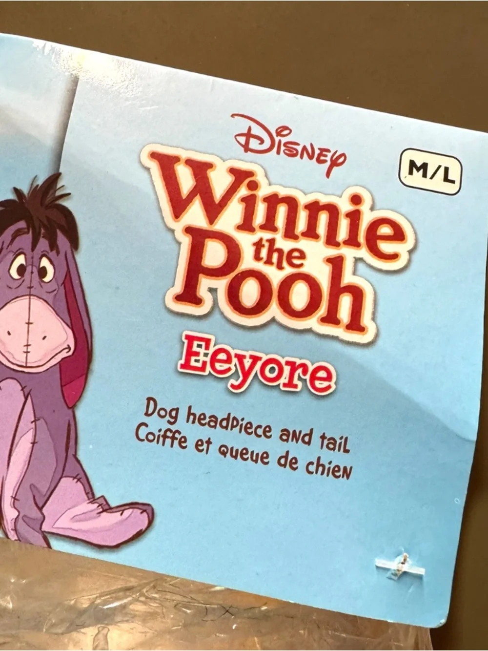 Disney Eeyore Pet Costume M/L Rubies Winnie The Pooh Dog Cat Costume